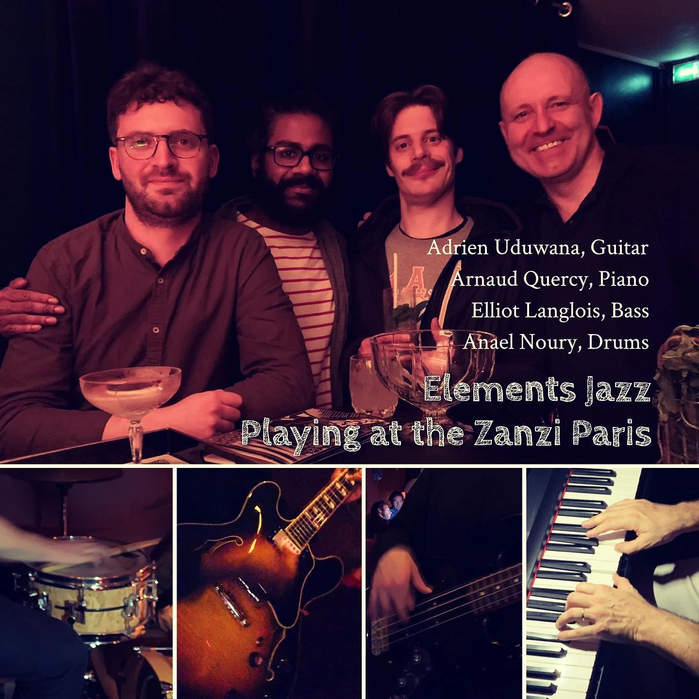 Zanzi Cocktails Club: Elements Jazz Afrofunk in Paris 8th